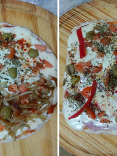 Una foto de Pizza a la sartén