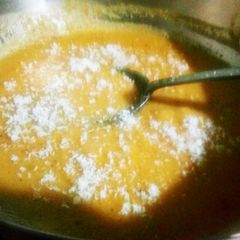Besan ka halwa A picture of Besan ka halwa.