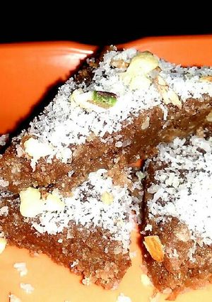 A picture of Punjabi Dodha Burfi.