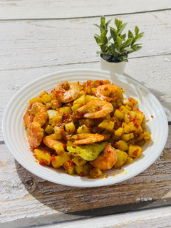 Foto resep Balado Udang Kentang