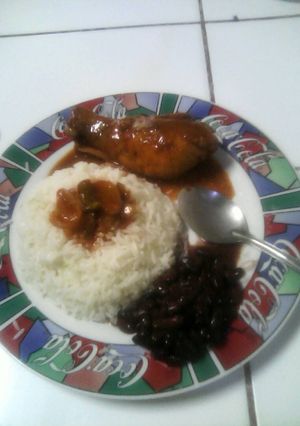 Una foto de Pollo en salsa picante