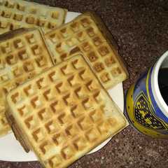Una foto de Waffles