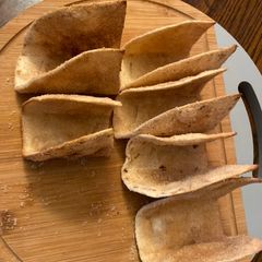Cinnamon dessert taco shells A picture of Cinnamon dessert taco shells.