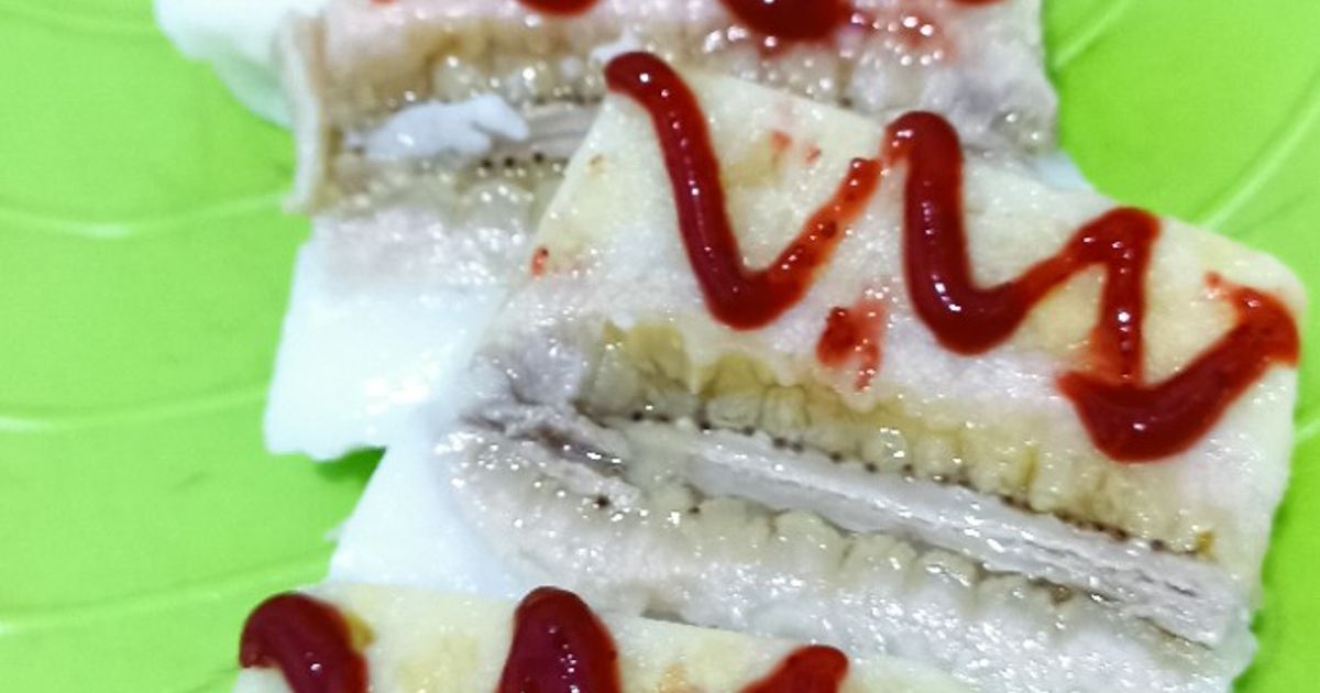 Kue lapis ubi pisang #snackMPASI8+