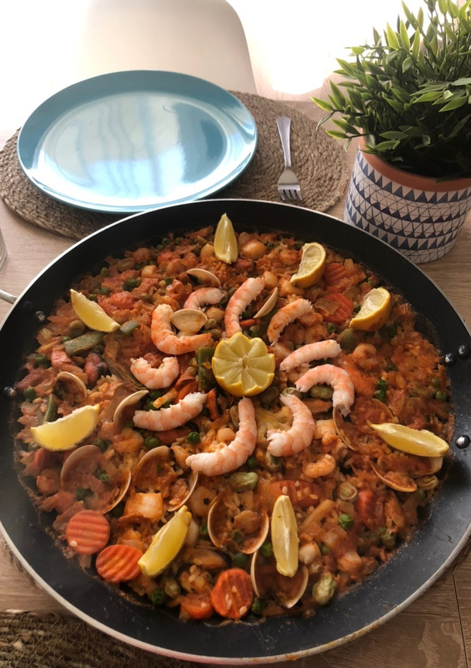 Una foto de Arroz con preparado de Mariscos & Verduras 🥘