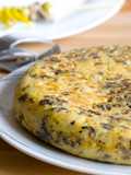 Spanish Potato Omelette with Burgos Blood Sausage