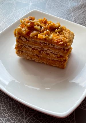 O poză a rețetei Foi cu crema Caramel.