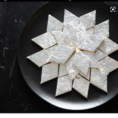 A picture of Kaju katli.