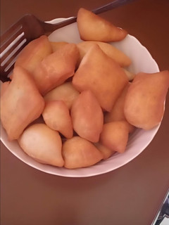 A picture of Ginger mandazi very sweet.