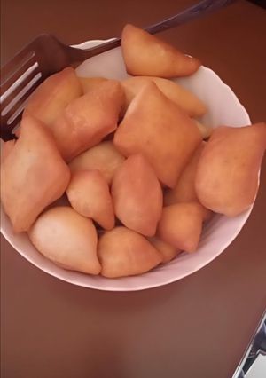 A picture of Ginger mandazi very sweet.