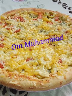 صورة لوصفة بيتزا بالأجبان 🧀🧀🍕🍕👌👍