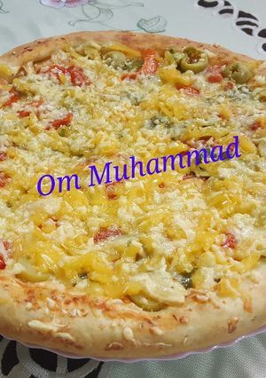 صورة لوصفة بيتزا بالأجبان 🧀🧀🍕🍕👌👍