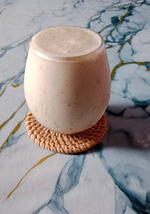 Foto resep Banana Dates Yogurt Smoothie