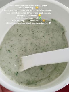 Foto resep MPASI Menu Lengkap - 6 bulan - Bubur Celor Udang