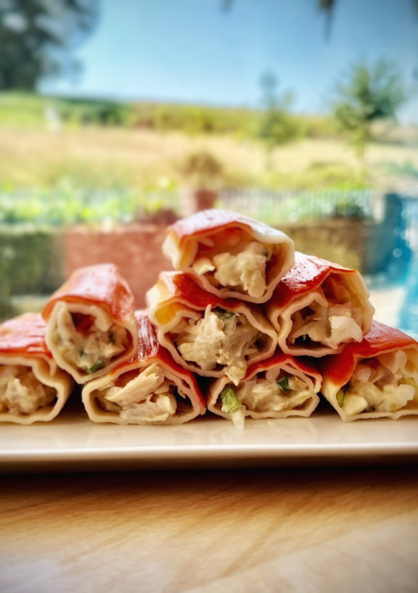 Una foto de Canelones fríos