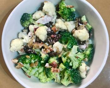 Ultimate Make Recipe Broccoli Cauliflower Salad Home Style