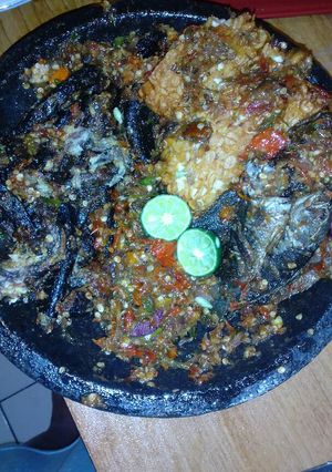 Foto resep Sambal belut,ikan sawah dan tempe penyaet