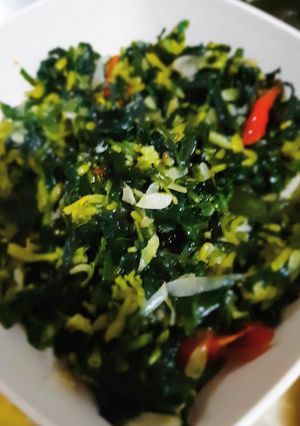 Foto resep Tumis daun & bunga pepaya