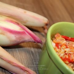 A picture of Sambal Kecombrang (Torch Ginger Sambal).