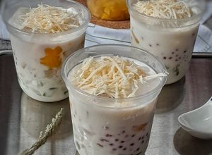Foto resep Es Teler |Rasa Susu Melon|