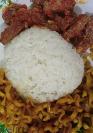 Foto resep Nasi uduk praktis ricecooker