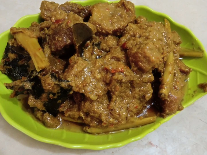 Cara Gampang Membikin Resep  Rendang sapi rumahan yang Menggugah Selera, Enak Banget