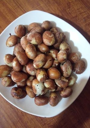 Hình của món Hạt mít rang muối.