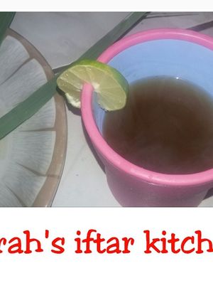 A picture of Lemon grass tea.