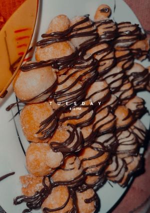 صورة لوصفة ميني دونات 😋😋