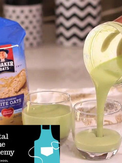 A picture of Green Quaker Oat Smoothie..