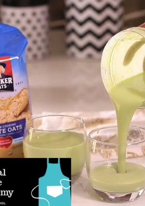A picture of Green Quaker Oat Smoothie..