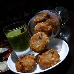 Sabudana vada A picture of Sabudana vada.