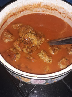 Una foto de Albóndigas de pollo y amaranto