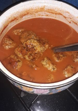 Una foto de Albóndigas de pollo y amaranto