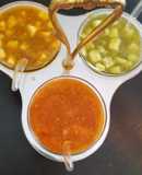 Salsas de pepino multiusos (para pozole)