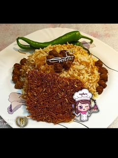 عکسی از دستور رشته پلو