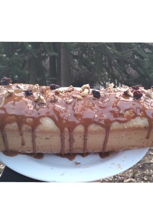Una foto de Budín de nueces y pasas de uvas