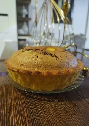 عکسی از دستور کیک ساده بدون همزن بدون شیر