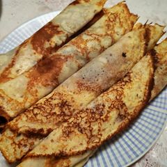 A picture of Rolled Up Pancakes.