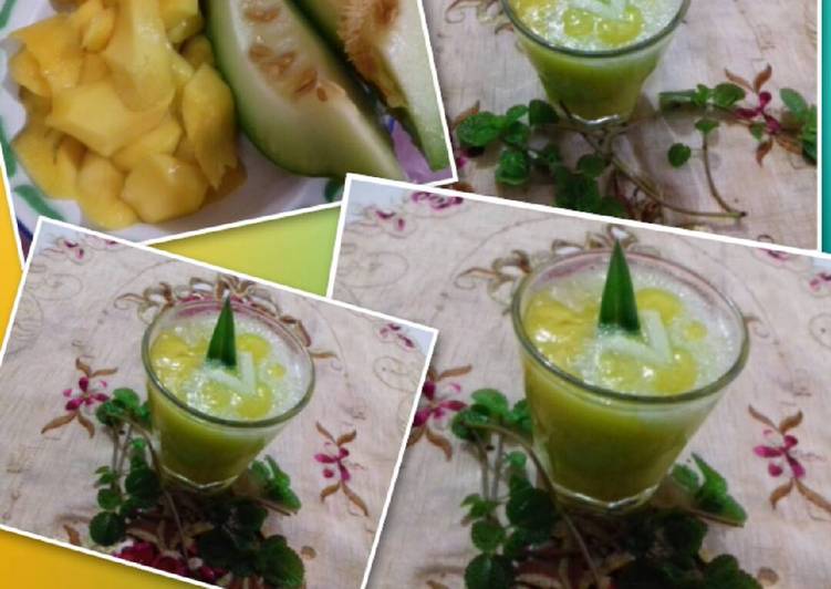 Langkah Mudah untuk Menyiapkan Jus Melon Mangga Anti Gagal