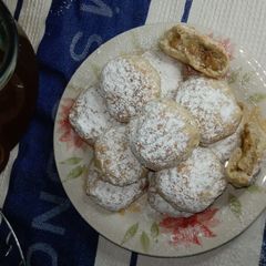 Egyptian Eid cookies (Kahk) A picture of Egyptian Eid cookies (Kahk).