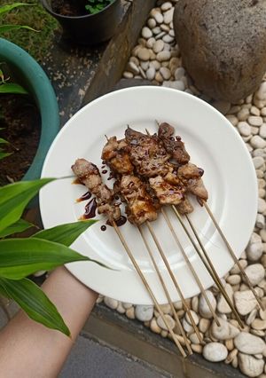 Foto resep Sate ayam kecap