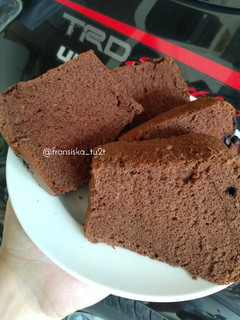 Foto resep Triple chocolate Chiffon cake