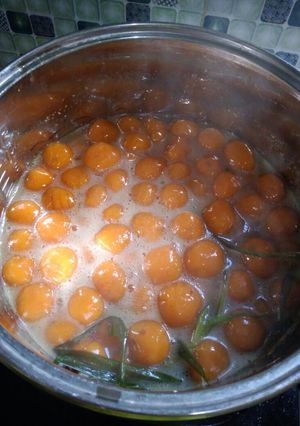 Foto resep Kolak biji salak ubi orange