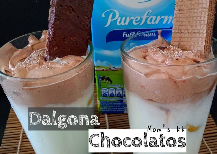 Bagaimana Membuat Dalgona Chocolatos, Sempurna