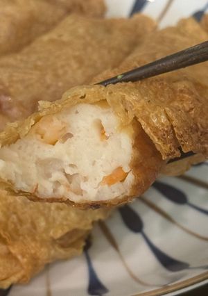 鮮蝦腐皮卷 的食譜成品照片