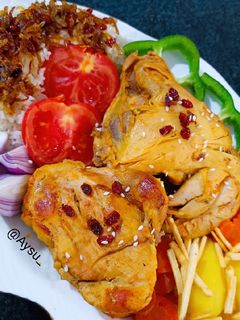عکسی از دستور زرشک پلو با مرغ🍗