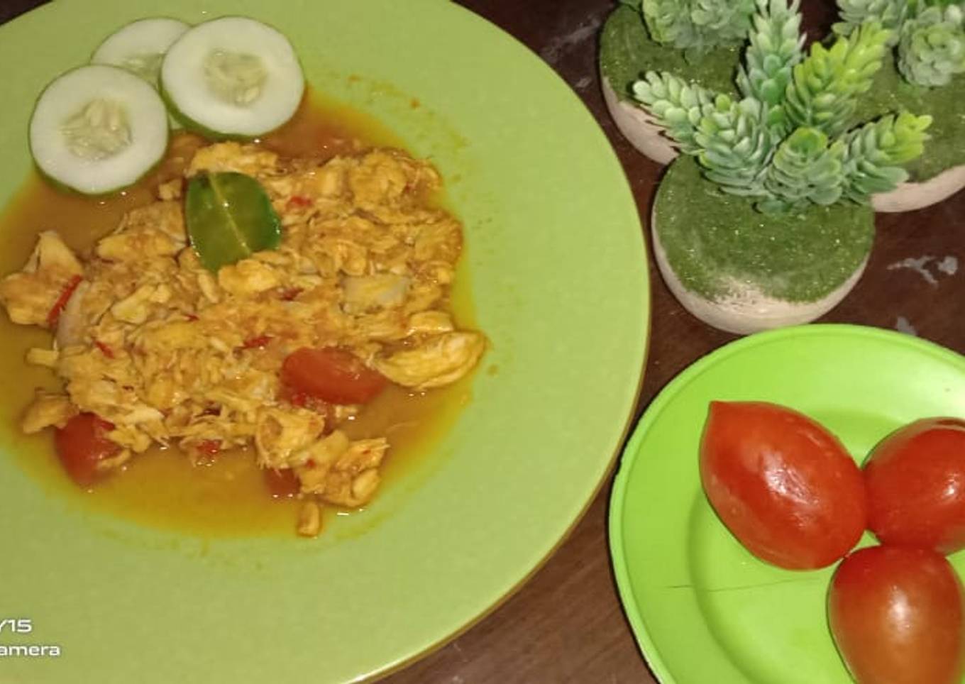 255. Ayam suwir rica rica tomat