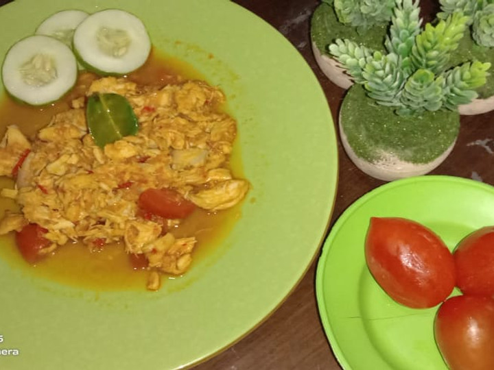 Bagaimana Menyiapkan 255. Ayam suwir rica rica tomat Gampang