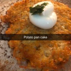 A picture of Potato Pan cake😋.